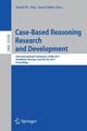 Book cover of: Case-Based Reasoning Research and Development. By: David W. Aha