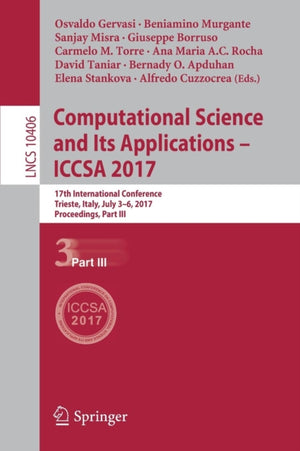 Computational Science and Its Applications – ICCSA 2017
