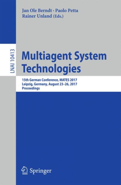 Book cover of: Multiagent System Technologies. By: Jan Ole Berndt