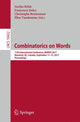 Book cover of: Combinatorics on Words. By: Srečko Brlek