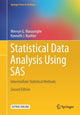 Book cover of: Statistical Data Analysis Using SAS. By: Mervyn G. Marasinghe