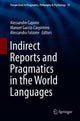 Book cover of: Indirect Reports and Pragmatics in the World Languages. By: Alessandro Capone