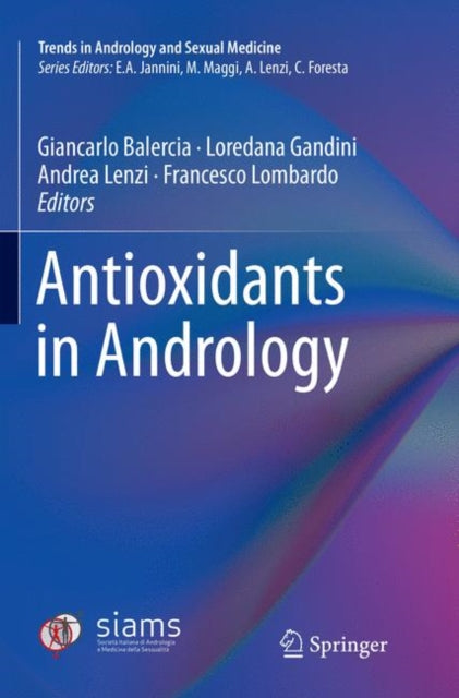 Book cover of: Antioxidants in Andrology. By: Giancarlo Balercia