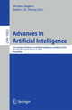 Book cover of: Advances in Artificial Intelligence. By: Ebrahim Bagheri