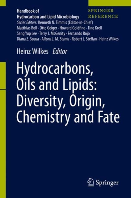 Book cover of: Hydrocarbons, Oils and Lipids: Diversity, Origin, Chemistry and Fate. By: Heinz Wilkes