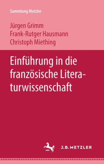 Book cover of: Einfuhrung in die franzosische Literaturwissenschaft