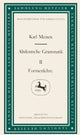 Book cover of: Altdeutsche Grammatik II Formenlehre. By: Karl Meisen