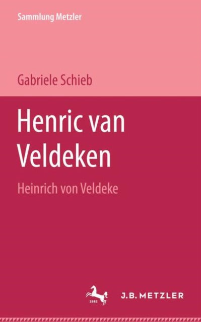 Book cover of: Hendrik van Veldeken. By: Gabriele Schieb