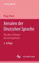 Book cover of: Annalen der deutschen Sprache. By: Hugo Moser