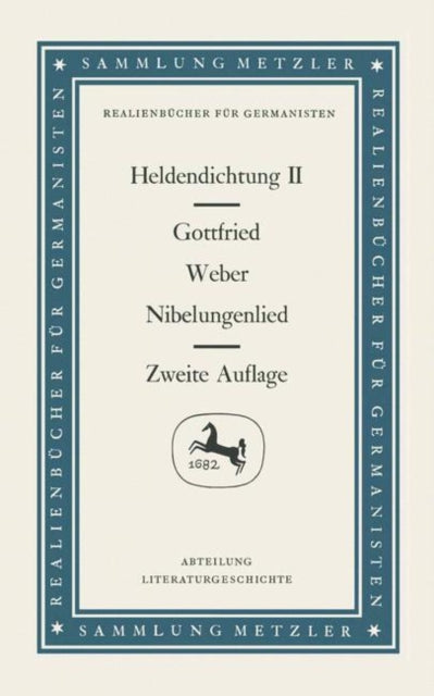 Book cover of: Heldendichtung II. By: Gottfried Weber