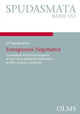 Book cover of: Foreignness Negotiated. By: Efstathia Papadodima