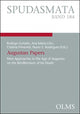 Book cover of: Augustan Papers Volume 1. By: Maria Cristina Pimentel