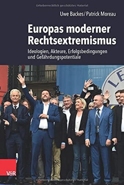 Book cover of: Europas moderner Rechtsextremismus. By: Uwe Backes [Dublette]