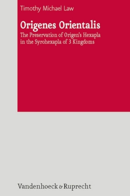 Book cover of: Origenes Orientalis