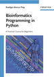 Book cover of: Bioinformatics Programming in Python. By: Ruediger-Marcus Flaig