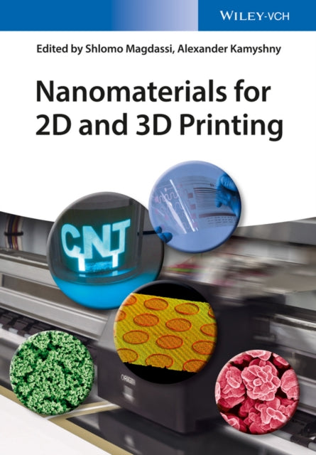 Book cover of: Nanomaterials for 2D and 3D Printing. By: Shlomo Magdassi
