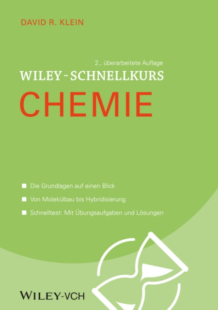 Book cover of: Wiley-Schnellkurs Chemie. By: David R. Klein