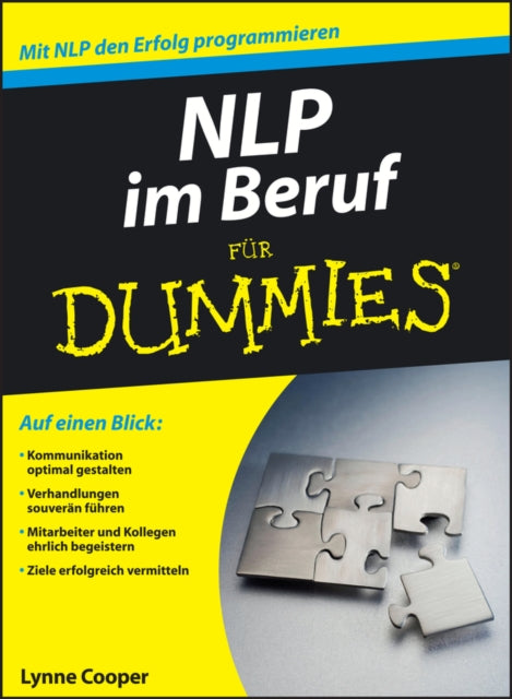 Book cover of: NLP im Beruf fur Dummies. By: Lynne Cooper