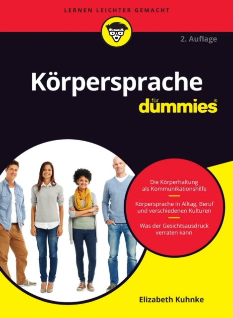 Book cover of: Korpersprache fur Dummies. By: Elizabeth Kuhnke