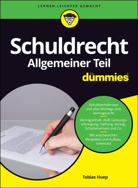 Book cover of: Schuldrecht Allgemeiner Teil fur Dummies. By: Tobias Huep
