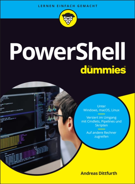 Book cover of: PowerShell fur Dummies. By: Andreas Dittfurth