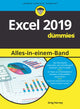 Book cover of: Excel 2019 Alles-in-einem-Band fur Dummies. By: Greg Harvey