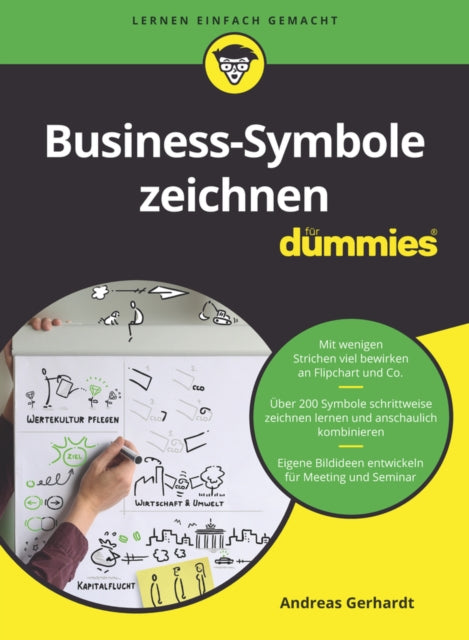 Book cover of: Business-Symbole zeichnen fur Dummies. By: Andreas Gerhardt