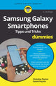 Book cover of: Samsung Galaxy Smartphones Tipps und Tricks fur Dummies. By: Christine Peyton