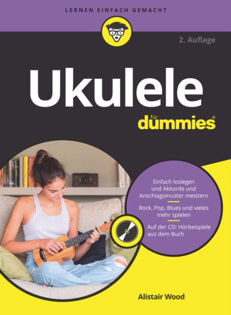 Book cover of: Ukulele fur Dummies. By: Alistair Wood