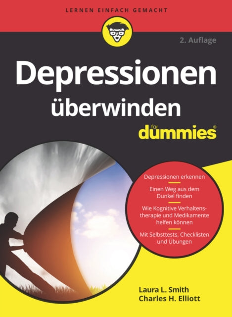 Book cover of: Depressionen uberwinden fur Dummies. By: Laura L. Smith Ph.D.