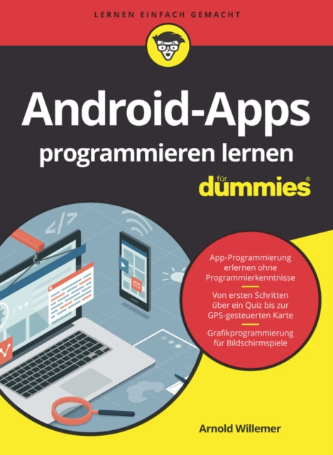Book cover of: Android-Apps programmieren lernen fur Dummies. By: Arnold Willemer