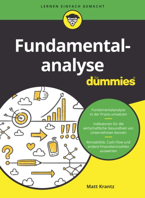 Book cover of: Fundamentalanalyse fur Dummies. By: Matthew Krantz