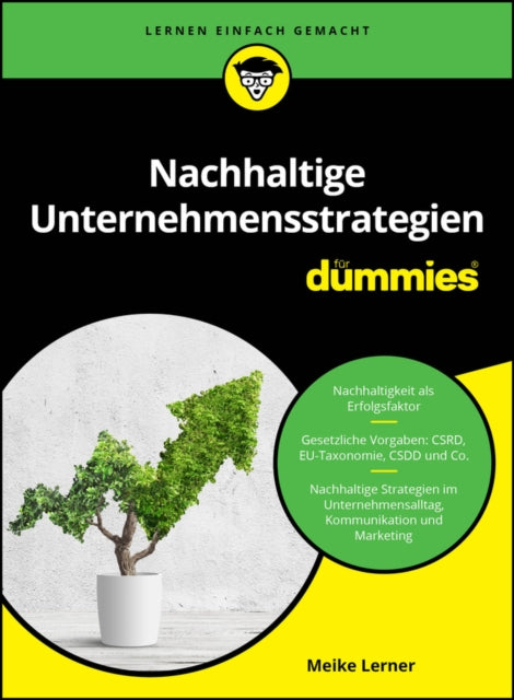 Book cover of: Nachhaltige Unternehmensstrategien fur Dummies. By: M. Lerner