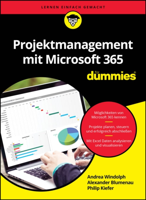 Book cover of: Projektmanagement mit Microsoft 365 fur Dummies. By: A. Blumenau