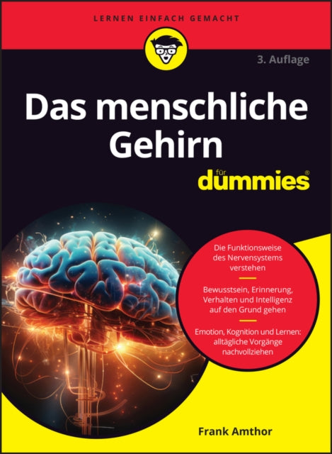 Book cover of: Das menschliche Gehirn fur Dummies. By: F. Amthor