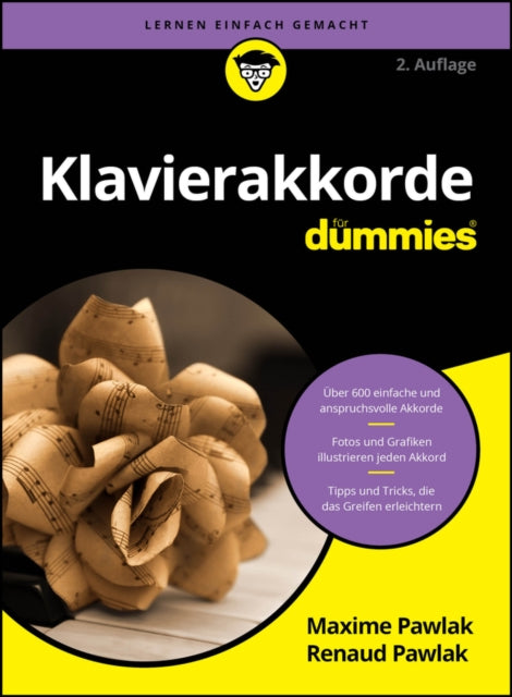 Book cover of: Klavierakkorde fur Dummies. By: M. Pawlak