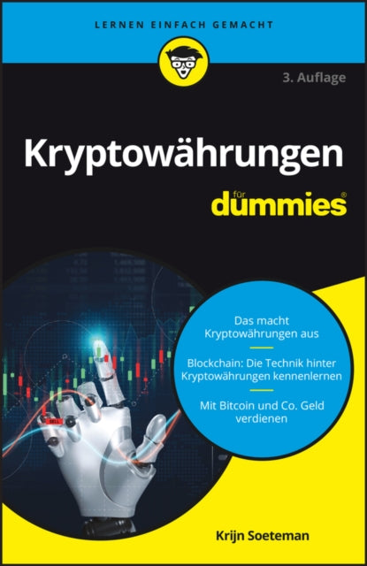 Book cover of: Kryptowahrungen fur Dummies. By: Krijn Soeteman