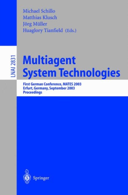 Book cover of: Multiagent System Technologies