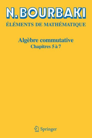 Algebre commutative