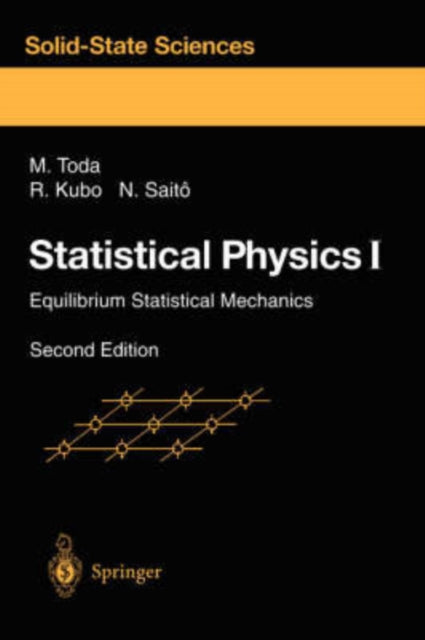 Book cover of: Statistical Physics I. By: Morikazu Toda