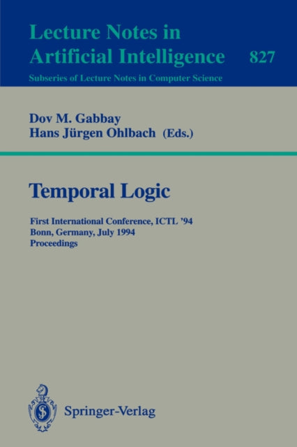 Book cover of: Temporal Logic