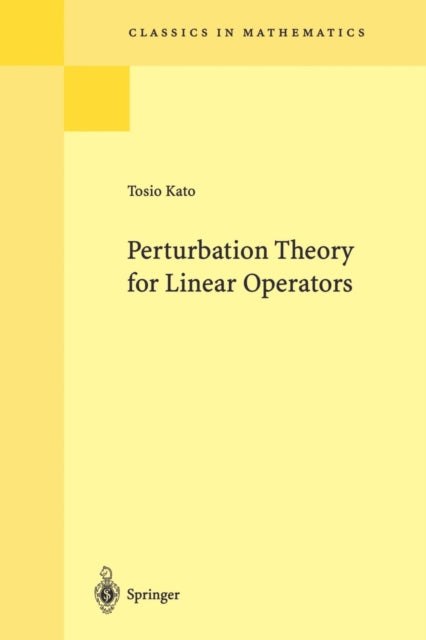 Book cover of: Perturbation Theory for Linear Operators