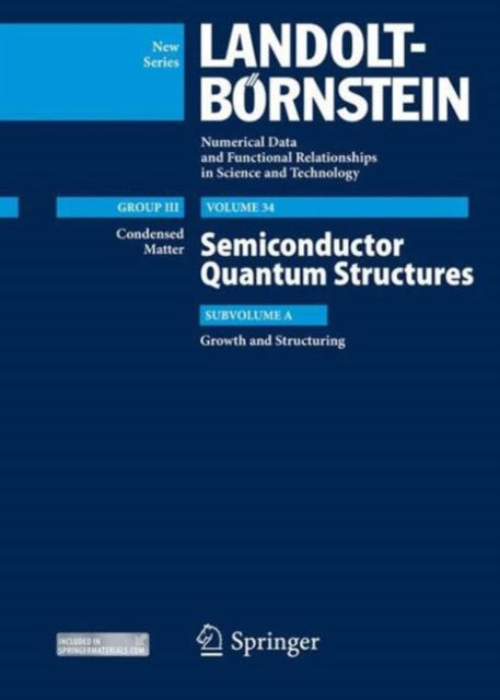 Book cover of: Semiconductor Quantum Structures - Growth and Structuring. By: G. Weimann