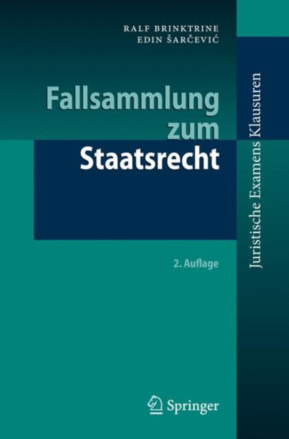 Book cover of: Fallsammlung zum Staatsrecht. By: Ralf Brinktrine