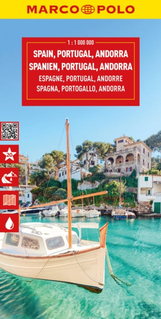 Book cover of: Spain & Portugal Marco Polo Map