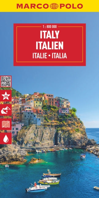 Book cover of: Italy Marco Polo Map