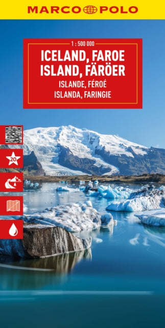 Book cover of: Iceland Marco Polo Map