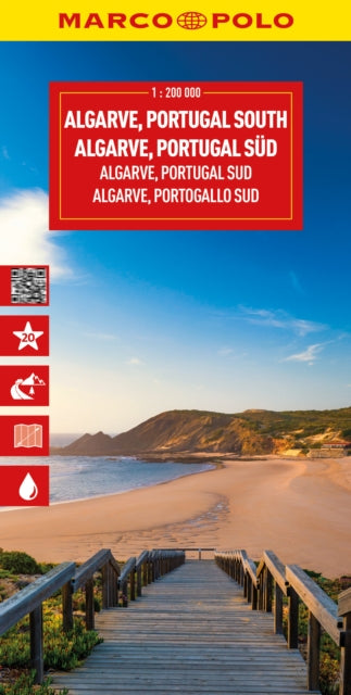 Book cover of: Algarve, Portugal South Marco Polo Map