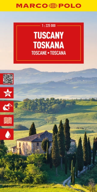 Book cover of: Tuscany Marco Polo Map