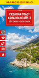 Book cover of: Croatia Coast Marco Polo Map